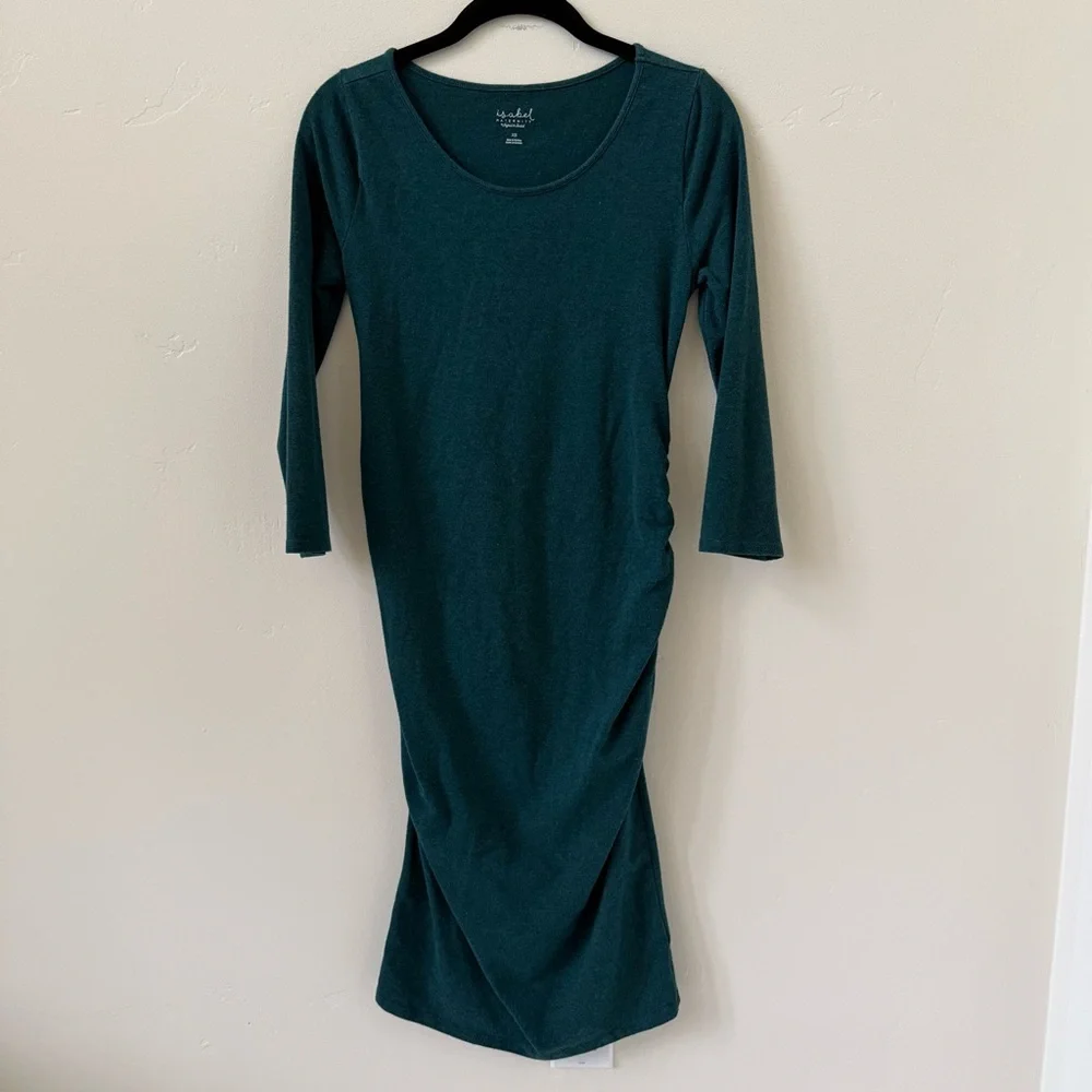Bundle of Maternity Body Contour Dresses, Floral + Solid, Old Navy + Isabel - Picture 6 of 15